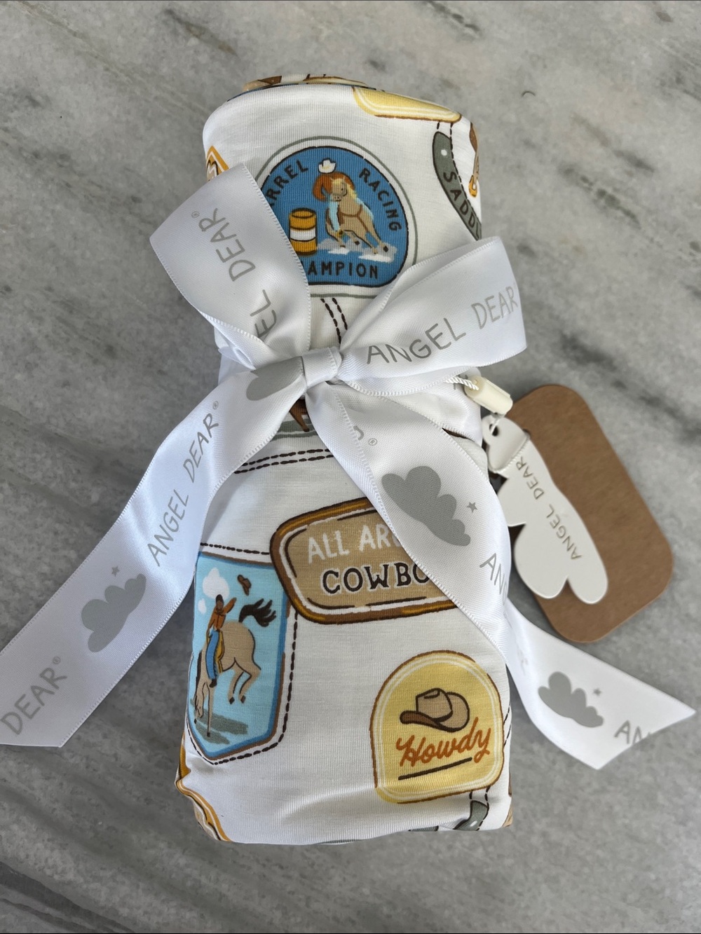 Angel Dear Rodeo Patch Swaddle